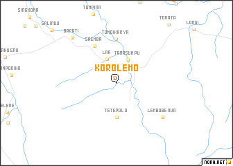 map of Korolemo