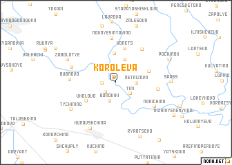 map of Korolëva