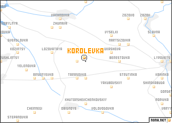 map of Korolëvka