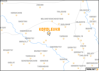 map of Korolevka