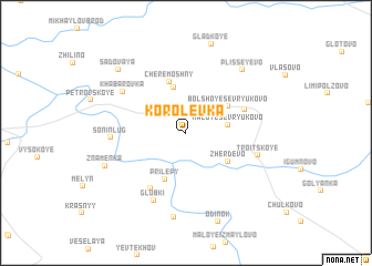 map of Korolëvka