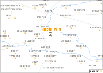 map of Korolëvo