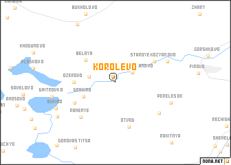 map of Korolëvo