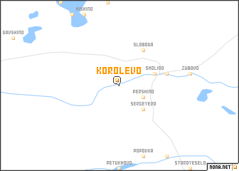 map of Korolëvo