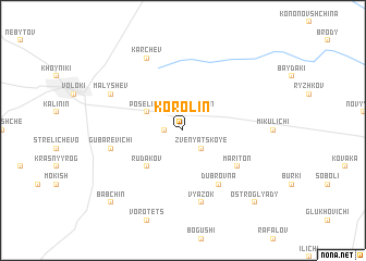 map of Korolin