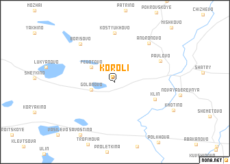 map of Koroli