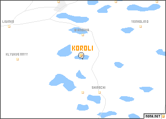 map of Koroli