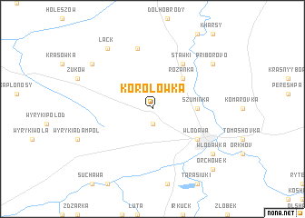 map of Korolówka