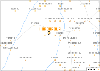 map of Koromabla