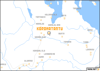 map of Koromatantu