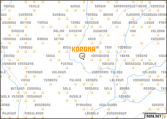 map of Koroma