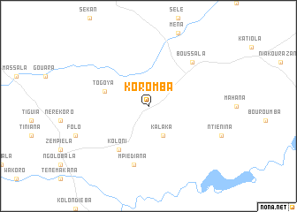 map of Koromba