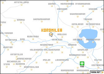 map of Koromiléa