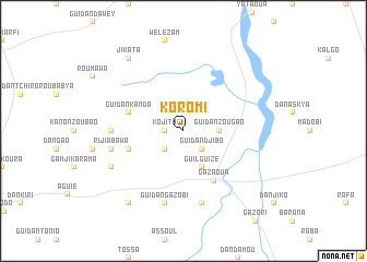 map of Koromi