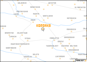 map of Koromka