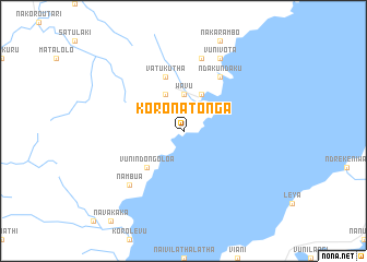 map of Koronatonga