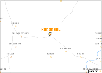 map of Koronbal
