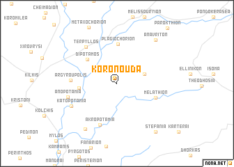 map of Koronoúda