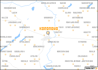 map of Koronowo