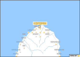 map of Koropak