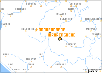 map of Koropengbene