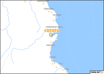 map of Koropu