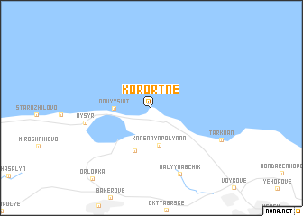 map of Korortne