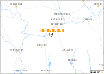 map of Korosavāda