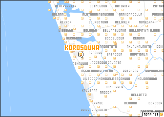 map of Korosduwa