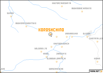 map of Koroshchino