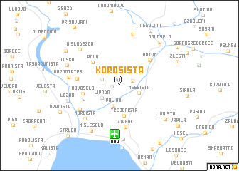 map of Korošišta