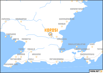 map of Korosi