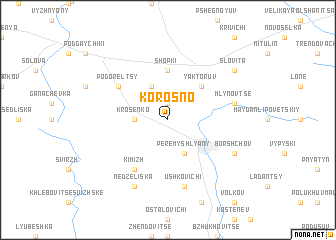 map of Korosno