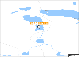 map of Korosozero