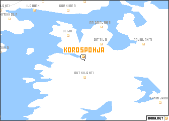 map of Korospohja