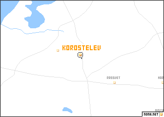 map of Korostelëv