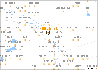 map of Korostel\