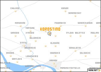 map of Korostino