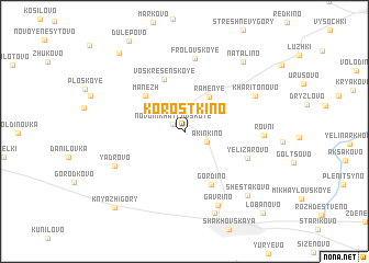 map of Korostkino