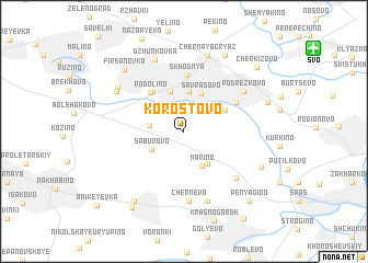 map of Korostovo