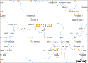 map of Korosuli