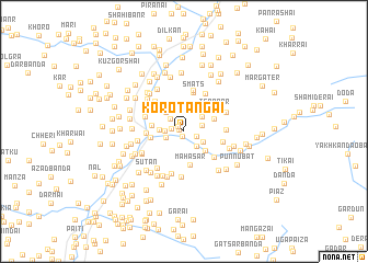 map of Koro Tangai