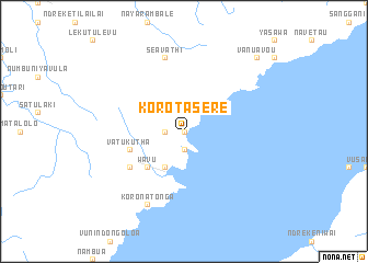 map of Korotasere