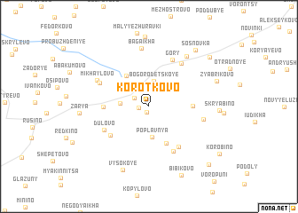 map of Korotkovo