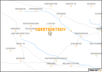 map of Korotovetskiy