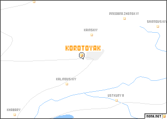 map of Korotoyak