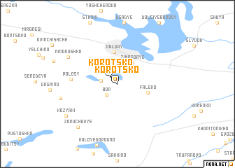 map of Korotsko