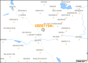 map of Korotyshi