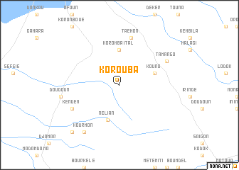 map of Korouba