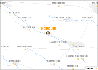 map of Korovai